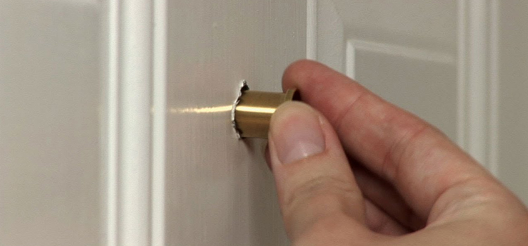 peephole door repair in Monrovia